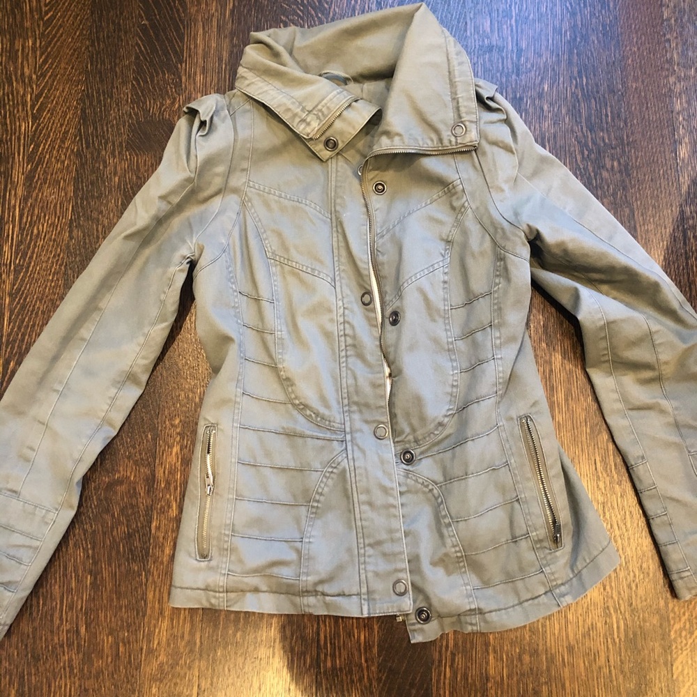Army green jacket